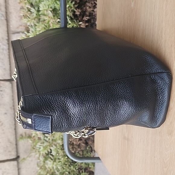 LOVE MOSCHINO Milano BORSA Black Leather Chain Strap Bag - Picture 4 of 13